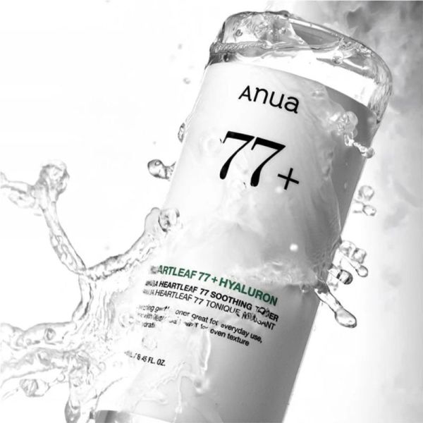 Anua Heartleaf 77% Soothing Toner 250ml - Lotion tonique hydratante et apaisante anti-rougeurs
