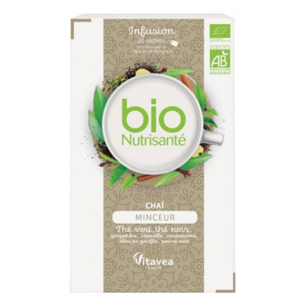 Nutrisanté Infusion Minceur Chaï Bio - 20 Sachets