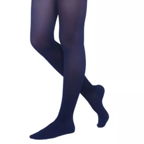 Thuasne Venoflex Secret Opaque Classe 2 Collant de Contention Marine - Normal - Taille 2