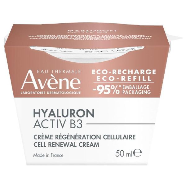 Hyaluron Activ B3 Crème Régénération Cellulaire - Recharge de 50 ml - Soin anti-âge repulpant