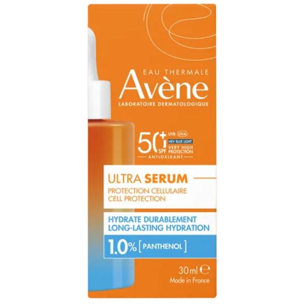 Avène Ultra Sérum SPF50+ Hydrate Durablement 30 ml – Soin hydratant et solaire