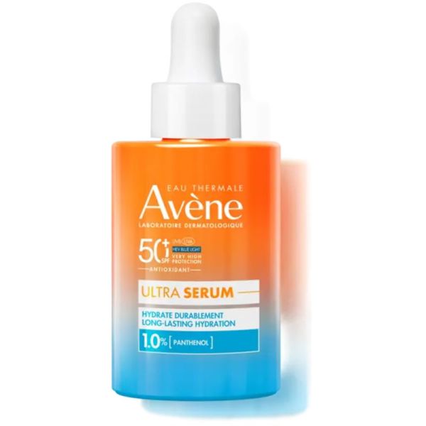 Avène Ultra Sérum SPF50+ Hydrate Durablement 30 ml – Soin hydratant et solaire