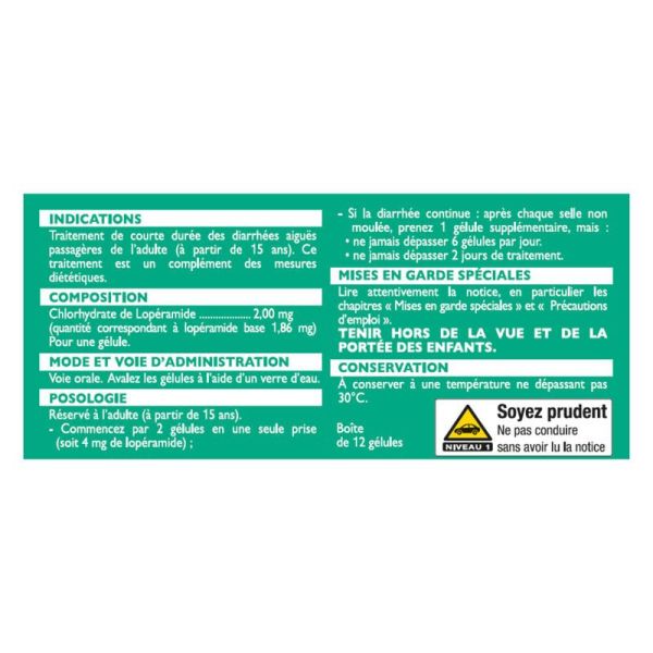 Cooper Diaretyl 2mg 12 gélules