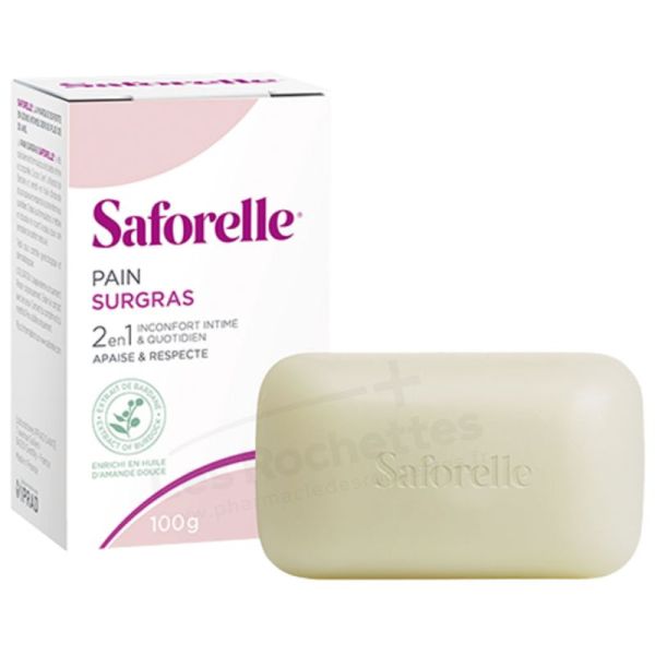 Saforelle Pain Surgras Hygiène Intime et Corporelle 100g