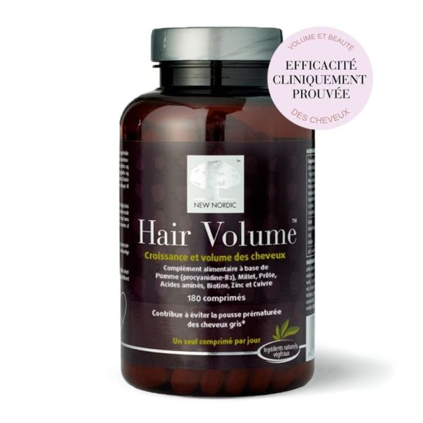 New Nordic Hair Volume 180 comprimés - Volume, croissance et force des cheveux