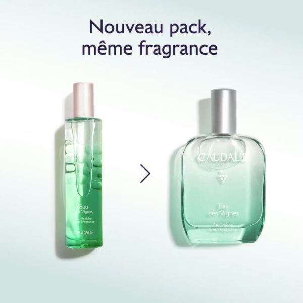 Caudalie Eau Fraîche Eau des Vignes - 50 ml - Parfum de caractère