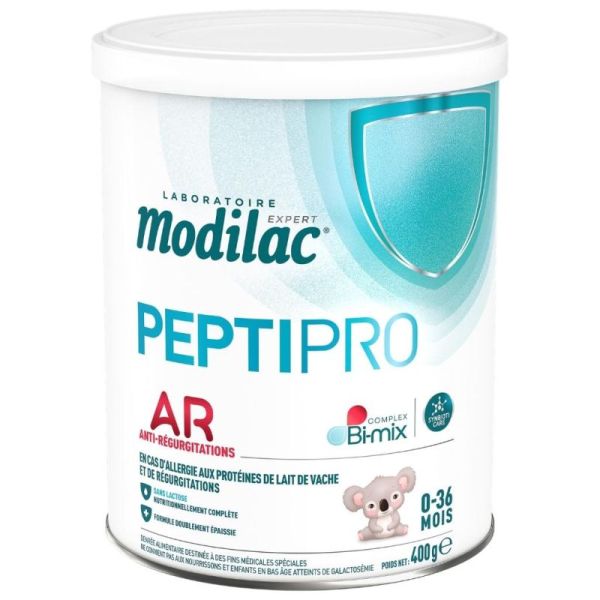 Modilac Expert Peptipro AR 400 g 0 - 36 mois - Formule anti-régurgitations pour APLV