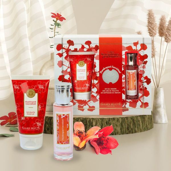Claude Galien Coffret Eau de Toilette Flamboyant Envoûtant – Rituel parfumé corps et maison