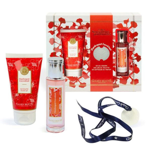 Claude Galien Coffret Eau de Toilette Flamboyant Envoûtant – Rituel parfumé corps et maison