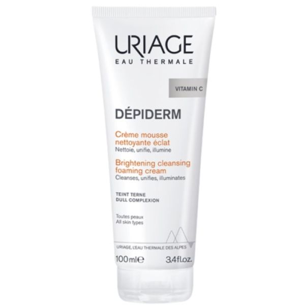Uriage Depiderm Crème Mousse Nettoyante Éclat 100 ml - Nettoie, unifie et illumine