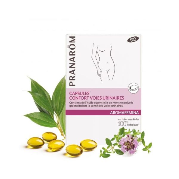 Pranarom Aromafemina Confort Voies Urinaires Bio 30 capsules