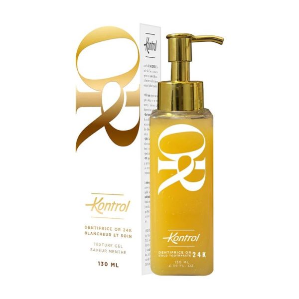 Kontrol Dentifrice Or 24 Carats Blancheur et Soin - 130ml