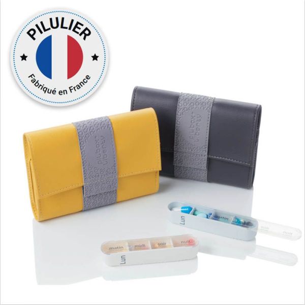 Pilbox Liberty Pilulier Semainier - 1 pièce - Organisation chic et discrète de vos traitements