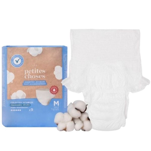 Les Petites Choses Culottes Maternité Jetables Post-accouchement Taille M - 9 Culottes - Confort & Absorption