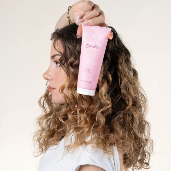 Luxéol Shampooing Boucles - 200ml - Hydratation et définition pour des boucles pleines de vitalité