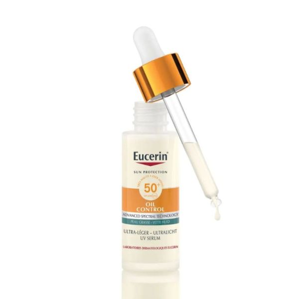 Eucerin Sun Protection Sérum Oil Control SPF50+ Peau Grasse - 30ml