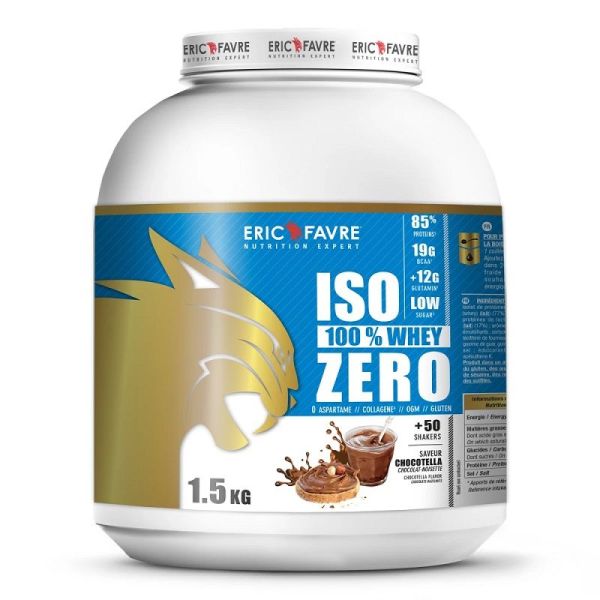 Eric Favre Iso Zero 100% Whey Protéine Chocotella - 1,5Kg