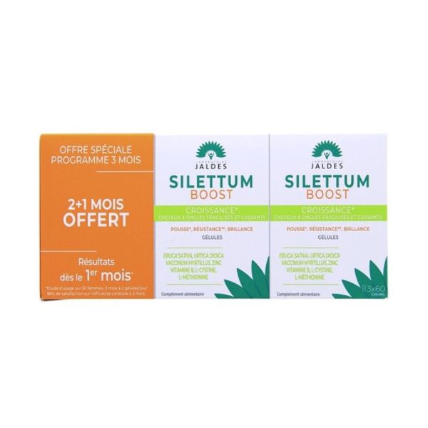 Silettum Boost - Lot de 3 x 60 gélules