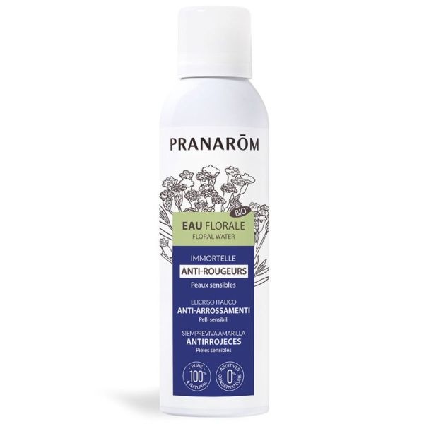 Pranarôm Hydrolat d'Immortelle Bio 150ml – Décongestionnant et anti-rougeurs