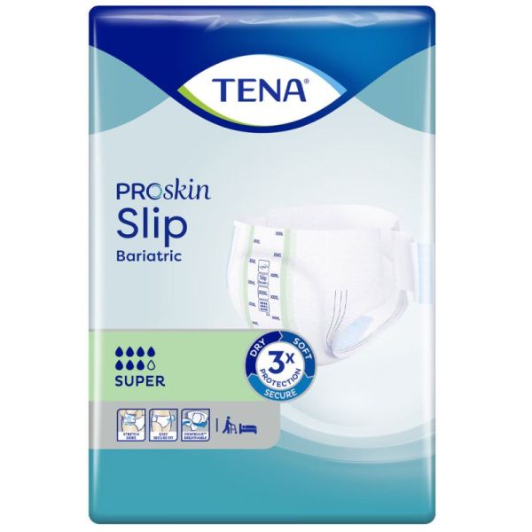 Tena ProSkin Slip Bariatric Super - Taille XXXL (3XL) - 8 protections