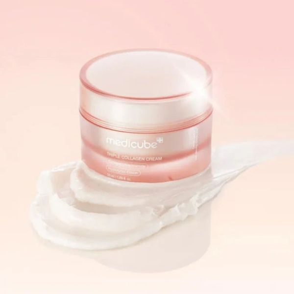 Medicube Triple Collagen Cream 4.0 50ml - Crème visage anti-âge globale, raffermissante et anti-taches