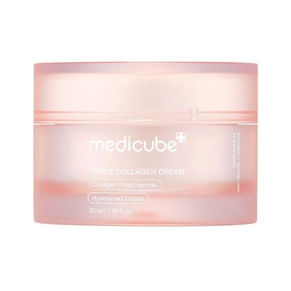 Medicube Triple Collagen Cream 4.0 50ml - Crème visage anti-âge globale, raffermissante et anti-taches