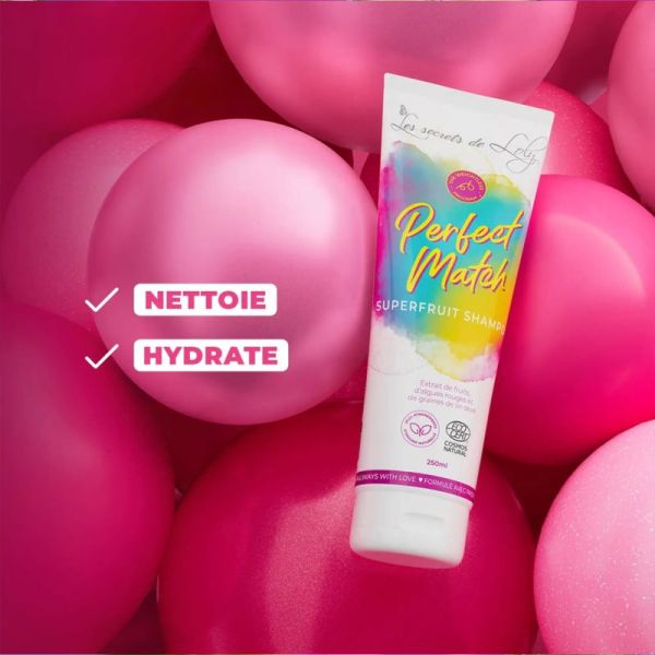 Les Secrets De Loly Shampoing Superfruit Perfect Match Bio 250ml – Éclat et légèreté