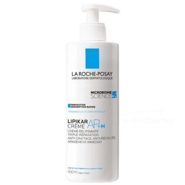 La Roche-Posay Lipikar AP+ M Crème - 400ml - Visage & Corps Peaux à Tendance Eczéma