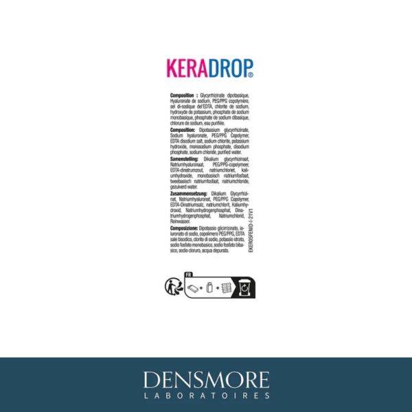 Densmore Keradrop Collyre 5 ml - Hydrate et apaise les inflammations oculaires