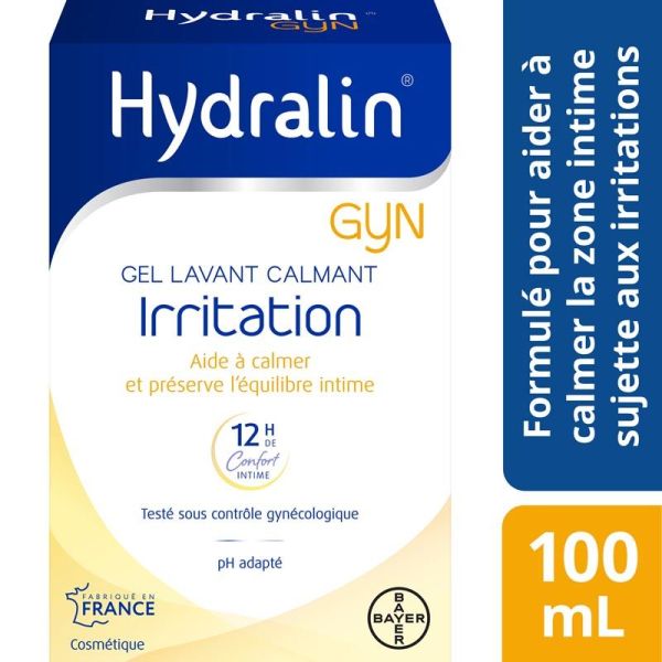 HydralinGyn Gel Lavant Calmant Irritation - 100ml