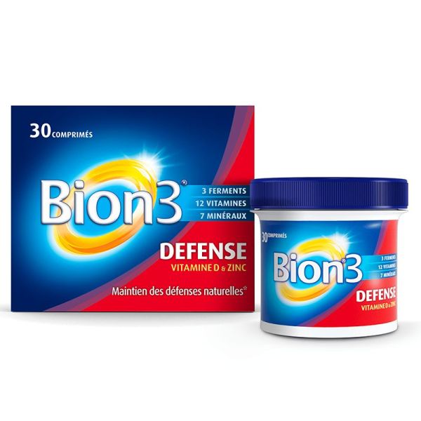 Bion3 Défense 30 comprimés - Vitamines pour le système immunitaire