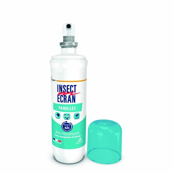Insect Ecran Anti-Moustiques Familles Répulsif - 100ml - Protection longue durée pour toute la famille