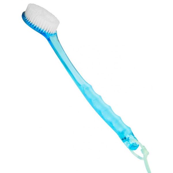 Estipharm Brosse de Bain Glacée - Permet d'Atteindre Facilement le Corps - 1 pièce