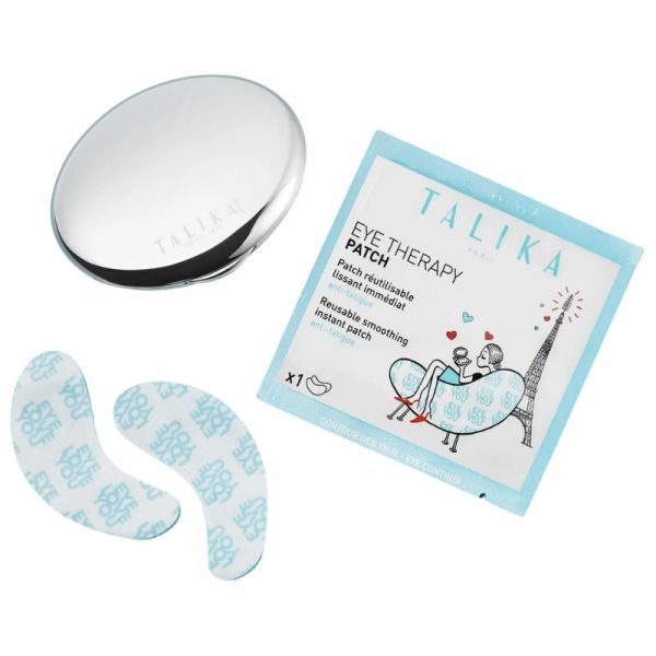 Talika Eye Therapy Patch Lissant Immédiat Contour de l'Œil - 6 Paires de Patchs + 1 Boîte avec Miroir