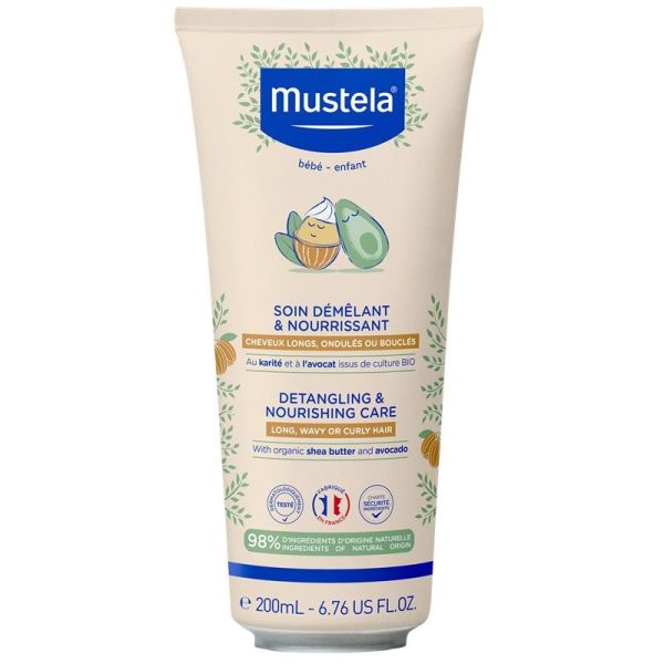 Mustela Soin Démêlant & Nourrissant Cheveux Bouclés, Frisés & Longs - 200ml