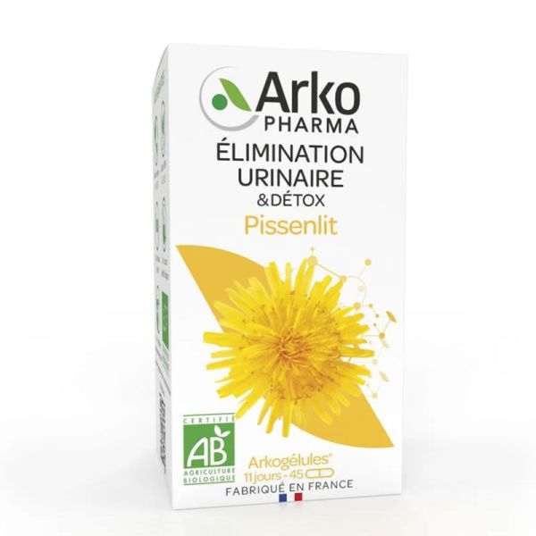 Arkopharma Arkogélules Pissenlit Bio - 45 Gélules - Drainage & purification naturelle