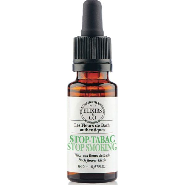 Elixirs & Co Élixir Bio Stop-Tabac Fleurs de Bach 20ml – Se libérer des habitudes