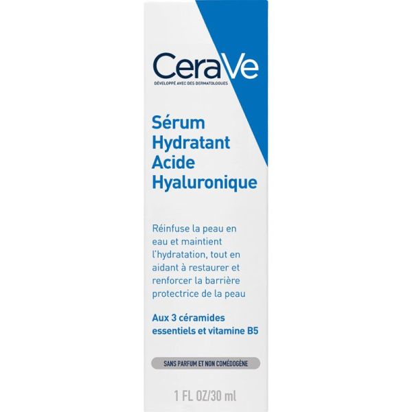 CeraVe Sérum Hydratant Acide Hyaluronique 30ml – Hydratation et confort