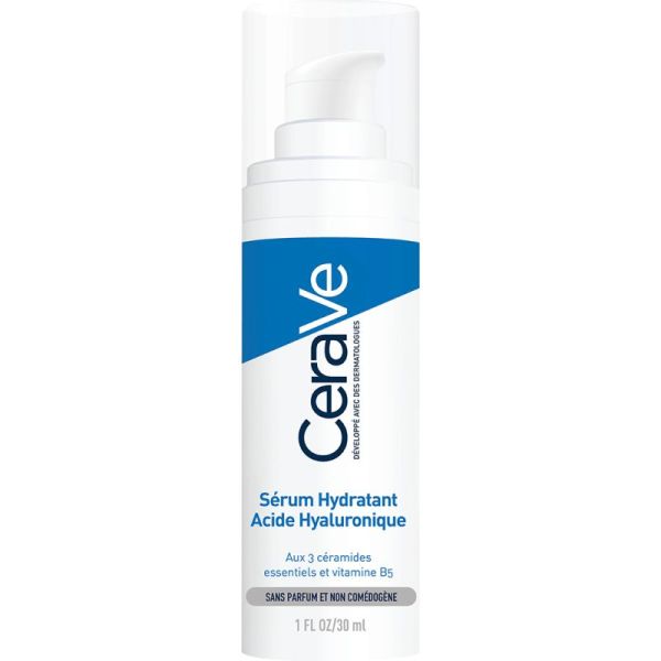CeraVe Sérum Hydratant Acide Hyaluronique 30ml – Hydratation et confort