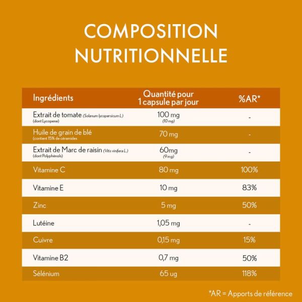 Oenobiol Sun Expert Préparateur Solaire 3 en 1 Triple action - 30 capsules - Protection, hâle et anti-âge