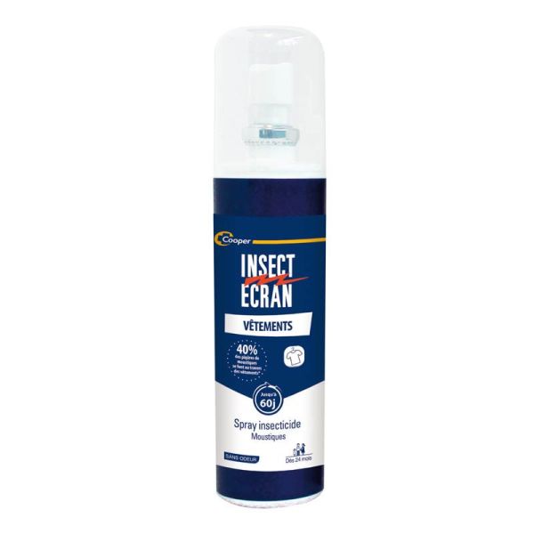 Insect Ecran Spray Anti-Moustiques Vêtements - 100ml - Protection longue durée sur les textiles