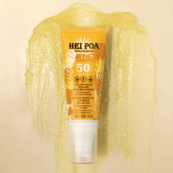 Hei Poa Gel-en-Huile Invisible Solaire SPF50 - 100 ml