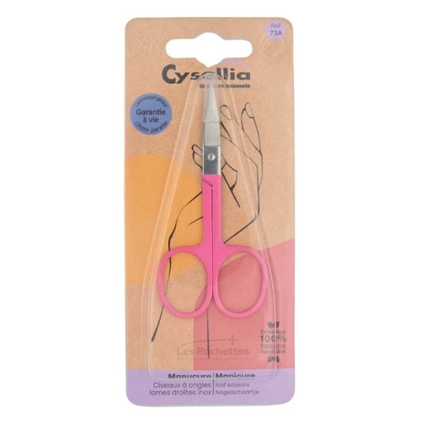 Cysellia Ciseaux à ongles Lames Droites - Coupe et Raccourcit les Ongles - 1 pièce