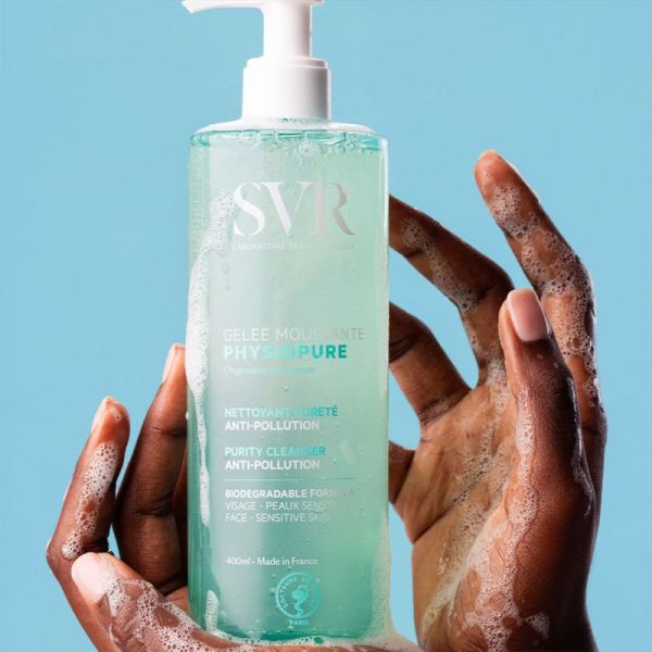 SVR Physiopure Gelée Moussante 100ml – Nettoyant purifiant et oxygénant