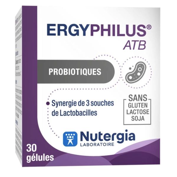 Nutergia Ergyphilus ATB Équilibre du Microbiote - 30 Gélules
