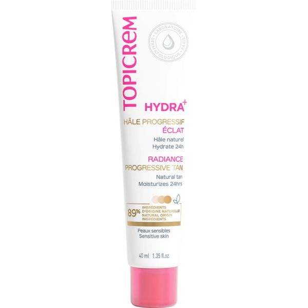 Topicrem HYDRA+ Hâle Progressif Éclat 40ml – Hydratation et effet bonne mine