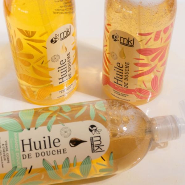 MKL Huile de Douche Monoï 1L – Apaisante et nourrissante