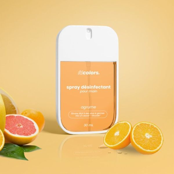 IDC Spray Désinfectant Senteur Agrumes 30ml – Assainissement et fraîcheur