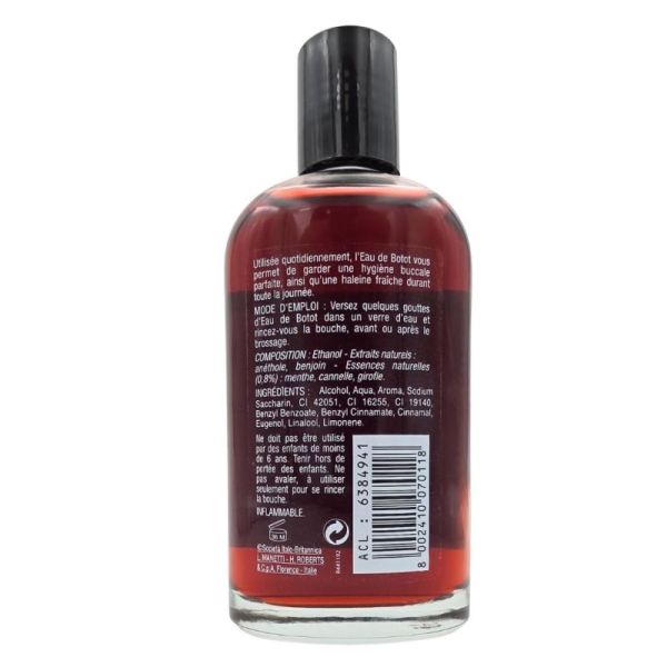 Botot Eau de Bouche Concentrée 150 ml - Hygiène buccale purifiante à la cannelle, girofle et menthe