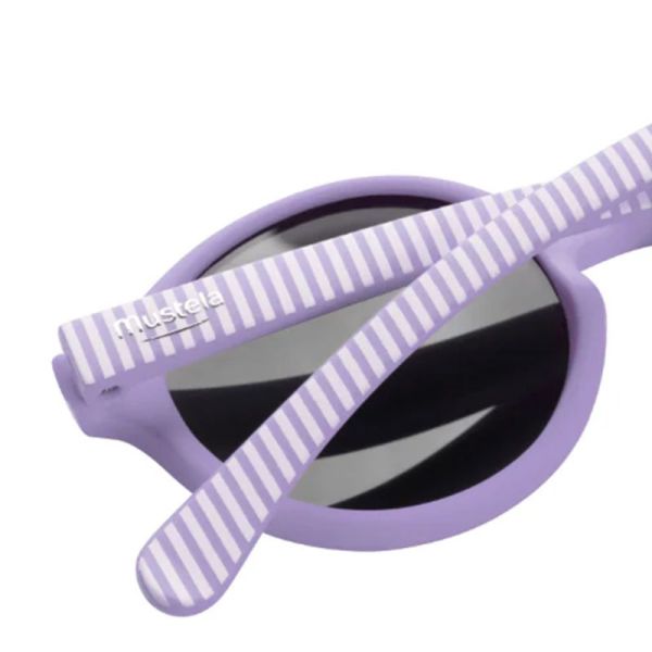 Mustela Lunettes de Soleil Catégorie 4 0-2 Ans Lilas – Protection et confort visuel